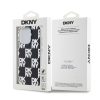DKNY PC/TPU Checkered Pattern tok iPhone 15 Pro Max készülékhez fekete