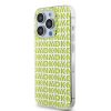 DKNY PC/TPU Repeat Pattern tok iPhone 15 Pro Max készülékhez sárga