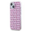 DKNY PC/TPU Repeat Pattern tok iPhone 15 készülékhez rózsaszín