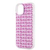 DKNY PC/TPU Repeat Pattern tok iPhone 15 készülékhez rózsaszín