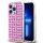 DKNY PC/TPU Repeat Pattern tok iPhone 15 Pro Max készülékhez rózsaszín