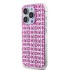 DKNY PC/TPU Repeat Pattern tok iPhone 15 Pro Max készülékhez rózsaszín