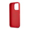 DKNY PU bőr Stack Logo csuklópántos tok iPhone 15 Pro Max készülékhez piros