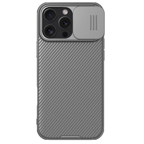Nillkin CamShield PRO kemény tok Apple iPhone 16 Pro Max készülékhez titán szürke