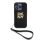 DKNY PU bőr Stack Logo csuklós szíjjal ellátott tok iPhone 14 Pro készülékhez fekete