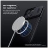 Nillkin CamShield PRO mágneses merev tok Apple iPhone 16 Pro Max készülékhez kék