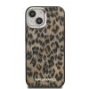 Karl Lagerfeld IML Leopard MagSafe tok iPhone 15 készülékhez barna