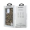 Karl Lagerfeld IML Leopard MagSafe tok iPhone 15 Pro Max készülékhez barna
