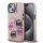 Karl Lagerfeld IML Multi K&CH Heads tok iPhone 15 készülékhez rózsaszín