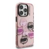 Karl Lagerfeld IML Multi K&CH Heads tok iPhone 16 Pro Max készülékhez rózsaszín