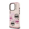 Karl Lagerfeld IML Multi K&CH Heads tok iPhone 16 Pro Max készülékhez rózsaszín