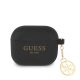 Guess 4G Charm szilikon tok AirPods 3 készülékhez fekete