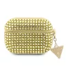 Guess Rhinestones Triangle Metal Logo tok AirPods Pro készülékhez arany