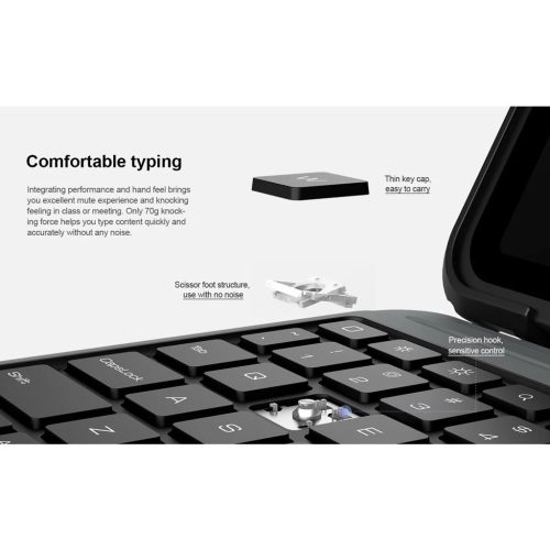 Nillkin Bumper Combo billentyűzetes tok iPad Air 4/5/10.9 2020/11 2024/2025/Pro 11 2020/2021/2022 készülékhez fekete