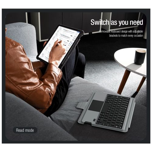 Nillkin Bumper Combo billentyűzetes tok (Backlit Version) iPad Air 4/5/10.9 (2020/11, 2024/2025) és iPad Pro 11 (2020/2021/2022) készülékhez fekete