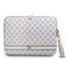 DKNY PU bőr Checkered Pattern and Stripe Laptop Tok 15/16" bézs