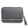 DKNY PU bőr Checkered Pattern and Stripe laptop tok 15/16" fekete
