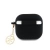 Guess 4G Charm szilikon tok AirPods 4 készülékhez fekete