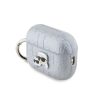 Karl Lagerfeld PU Embossed Karl and Choupette Heads tok AirPods Pro 2 készülékhez ezüst
