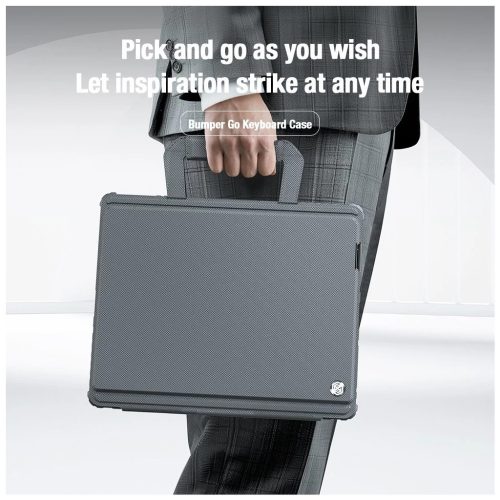 Nillkin Bumper GO billentyűzetes tok (Backlit Version) iPad Air 4/5/10.9 (2020/11/2024/2025) és iPad Pro 11 (2020/2021/2022) készülékhez fekete