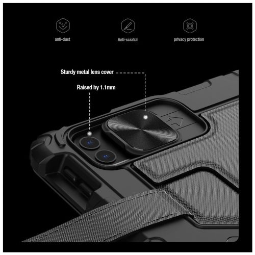 Nillkin Bumper GO billentyűzetes tok (Backlit Version) iPad Air 4/5/10.9 (2020/11/2024/2025) és iPad Pro 11 (2020/2021/2022) készülékhez fekete