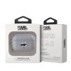Karl Lagerfeld PU Embossed Choupette Head Case AirPods Pro 2 készülékhez ezüst