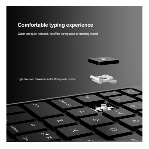 Nillkin Bumper Link billentyűzetes tok (háttérvilágításos verzió) – iPad Air 4/5/10.9 (2020/11/2024/2025) és iPad Pro 11 (2020/2021/2022) készülékhez fekete