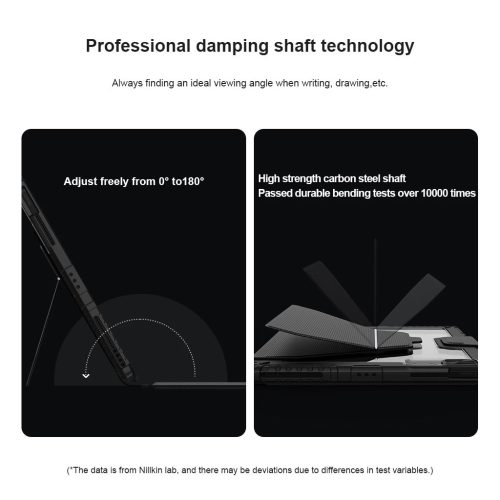 Nillkin Bumper Link billentyűzetes tok (Backlit Version) iPad Pro 12.9 (2020/2021/2022) és iPad Air 13 (2024/2025) készülékhez fekete