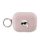 Karl Lagerfeld PU domborított Karl Head Case tok AirPods Pro 2 készülékhez rózsaszín