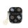 Guess PU 4G Peony Charm tok AirPods 1/2 készülékhez fekete