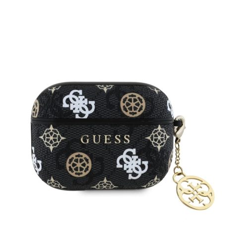 Guess PU 4G Peony Charm tok AirPods Pro készülékhez fekete