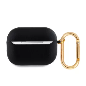   Guess PU Grained Classic Logo tok AirPods Pro 2 készülékhez fekete