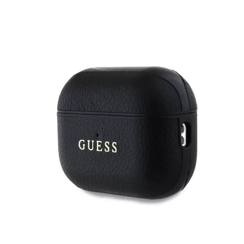 Guess PU Grained Classic Logo tok AirPods Pro 2 készülékhez fekete