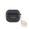 Guess 4G Script PC/PU Charm tok AirPods 3 készülékhez fekete