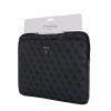 Guess PU 4G Triangle Logo Sleeve Notebook 14" készülékhez fekete