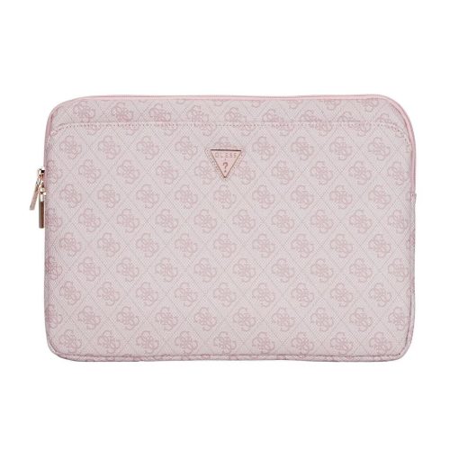 Guess PU 4G Triangle Logo tok Notebook 14" készülékhez rózsaszín
