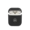 Mercedes bőr tok AirPods 1/2 készülékhez fekete