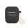 Guess 4G Charm szilikon tok AirPods 1/2 készülékhez fekete