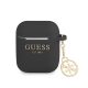 Guess 4G Charm szilikon tok AirPods 1/2 készülékhez fekete