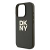DKNY PU Leather Stack Logo csuklópántos tok iPhone 16 Pro Max készülékhez zöld