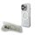 Guess IML Gold Outline Stand Camera Frame MagSafe tok iPhone 16 Pro Max készülékhez átlátszó