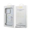 Guess IML Gold Outline Stand Camera Frame MagSafe tok iPhone 16 Pro Max készülékhez átlátszó