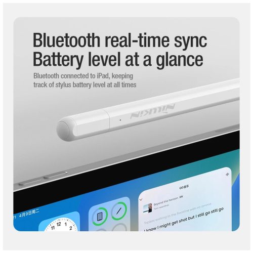 Nillkin érintőtoll iSketch S3 Apple iPad készülékhez fehér